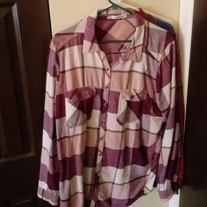 Maurice's plaid shirt